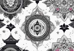 Tatuaje de cinturón de Orión tattoo idea