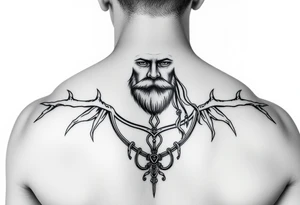 vitruvian man tattoo idea