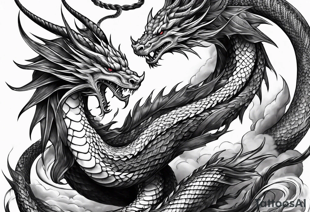 Snake dragon d
Sky tattoo idea