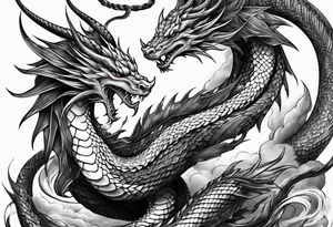 Snake dragon d
Sky tattoo idea