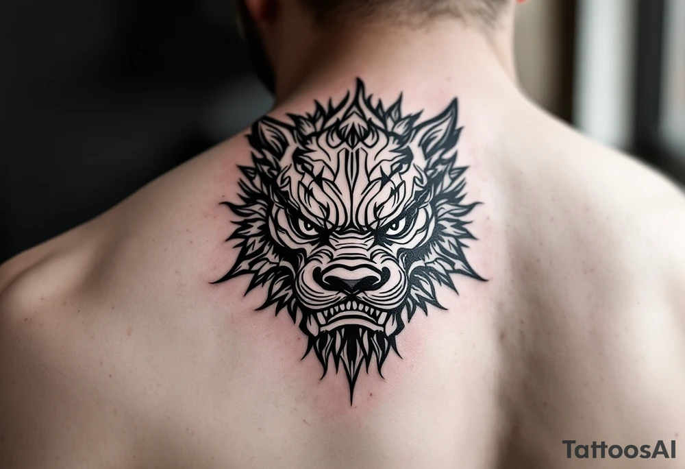 Foo dog tattoo idea