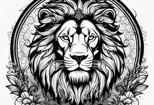 A lion, mammoth, and a bottle of Irish whiskey. tattoo idea