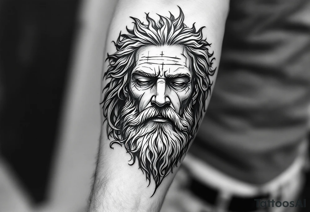 Moses and the commandments tattoo tattoo idea