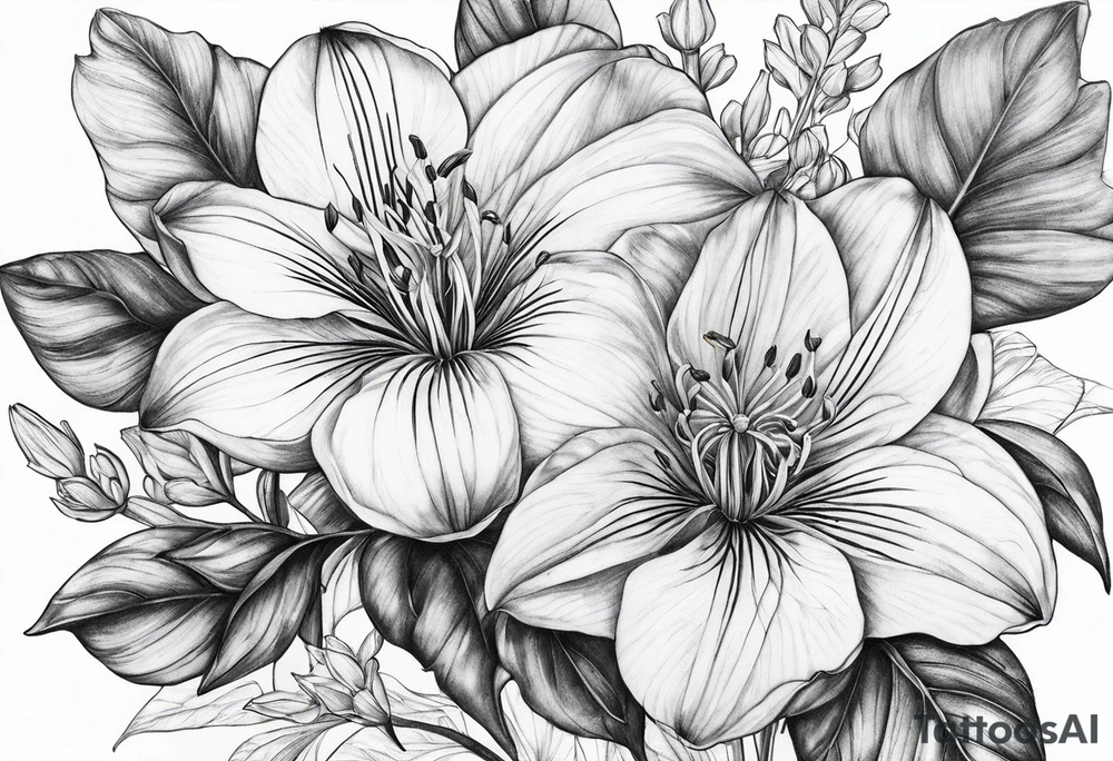 Platycodon grandiflorus tattoo idea