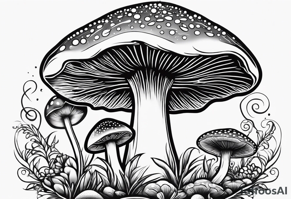 "Graceful Mushrooms"

Company logo tattoo idea