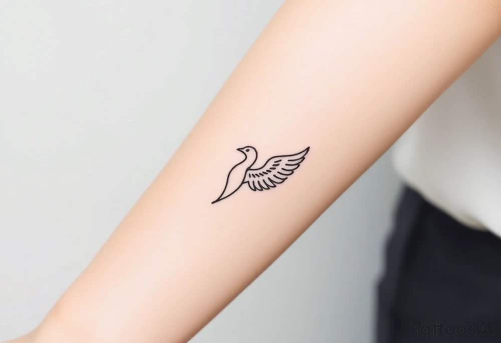 Crown and a phoenix tattoo idea