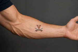 UVA crossed sabres tattoo idea