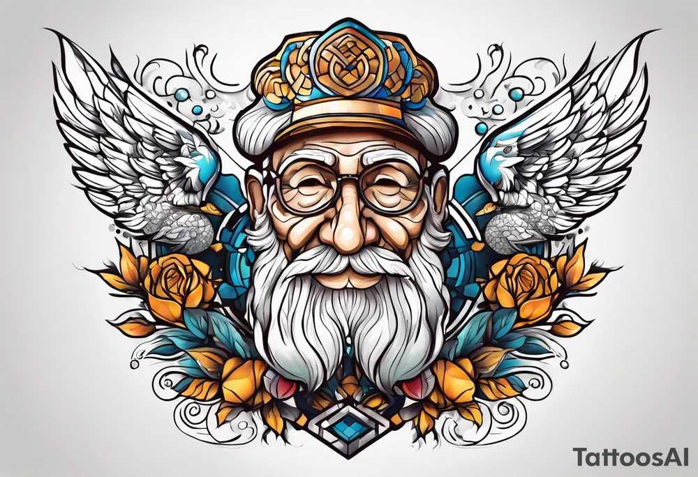 Grandpa passing from prostate cancer tattoo idea