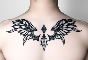 Cute  between breasts
 tattoo small/medium size for women tattoo idea