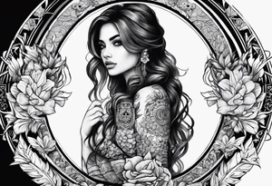 Stomach tattoo full tattoo idea