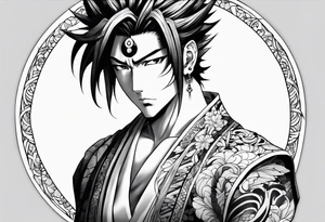 yujiro hanma anime tattoo idea