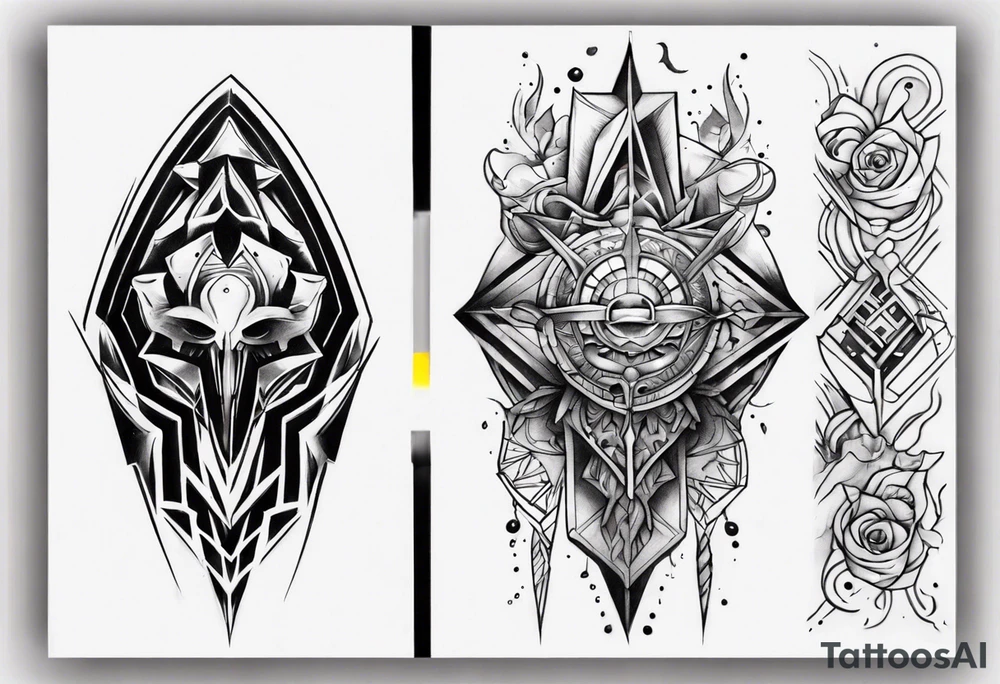 forearm cover up black tattoo sketch
wide tattoo idea