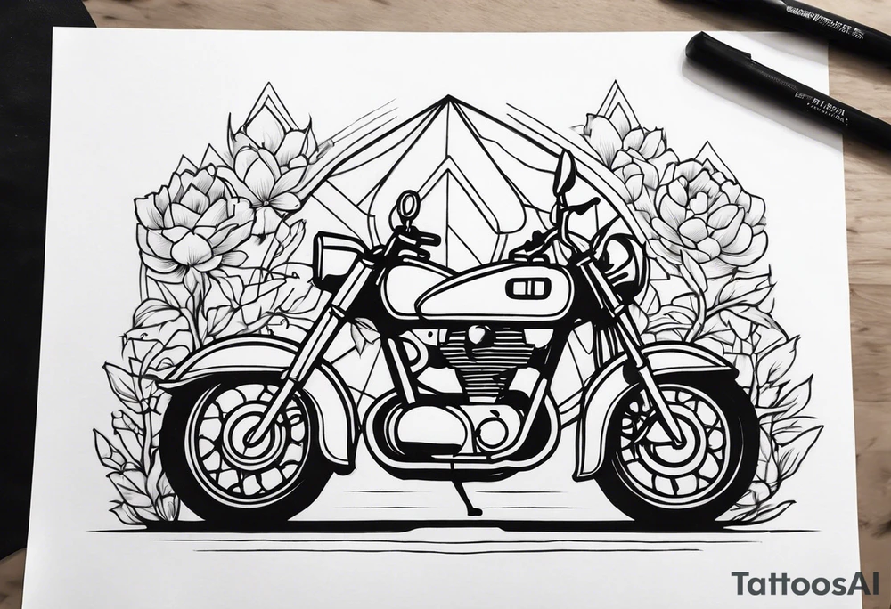 Pair of dife tattoo idea