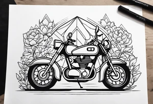 Pair of dife tattoo idea