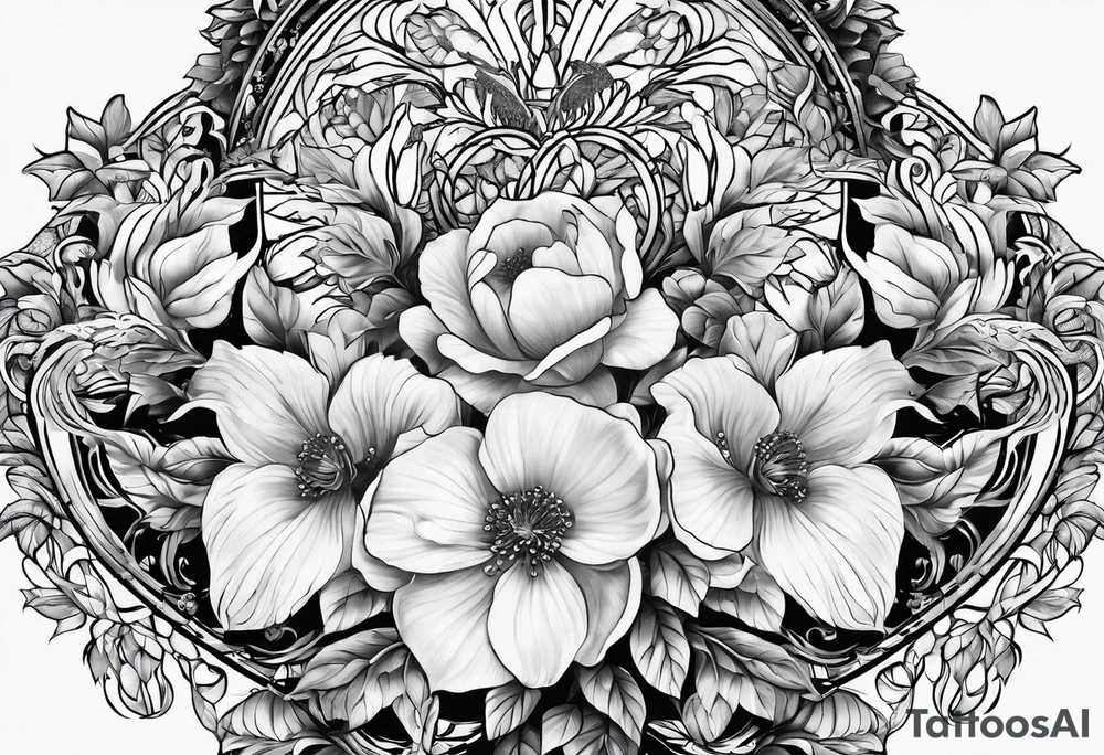 Hawthorn tattoo idea