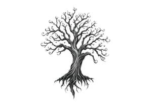 Irish shoulder tattoo, that is non-religious and has a Celtic tree tattoo idea