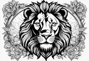Lion fromage atlas tattoo idea