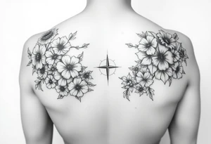 Extra large 
Female full back tattoo garden of eden tattoo idea