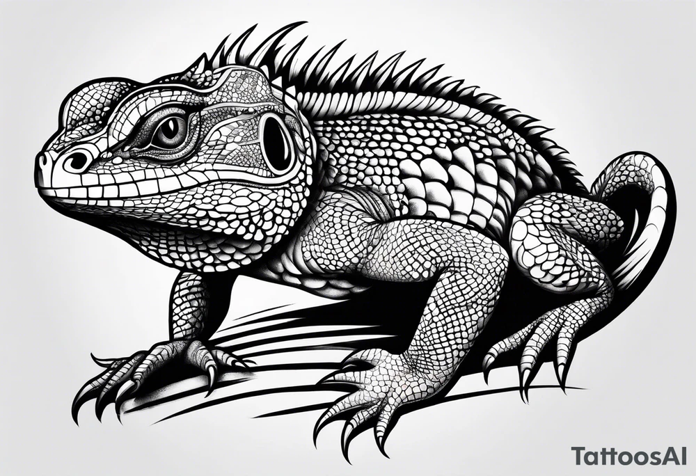 lizard tattoo idea