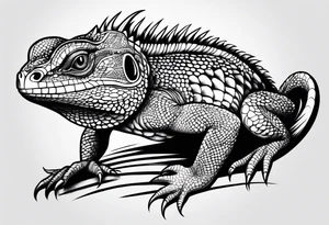 lizard tattoo idea