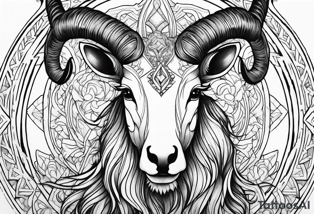 Capricorn tattoo idea
