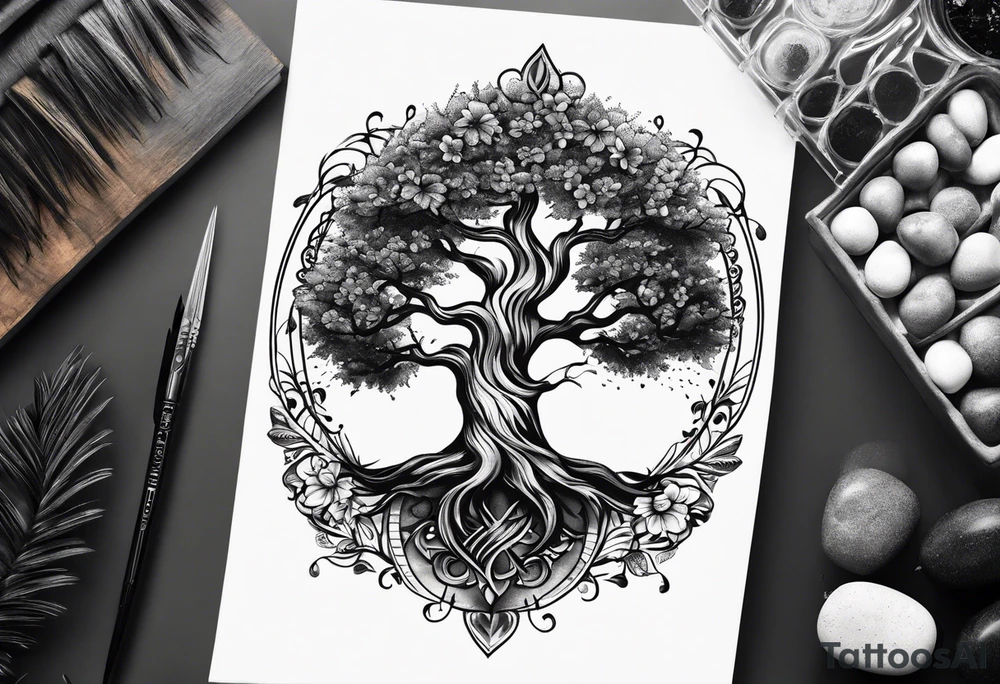 tree of life tattoo idea