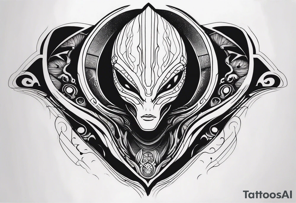 alien tattoo idea