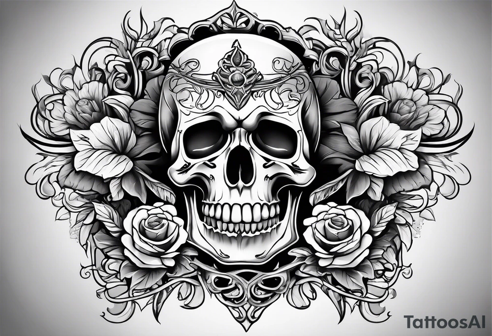 skeleton tattoo idea