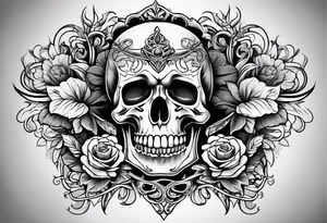 skeleton tattoo idea