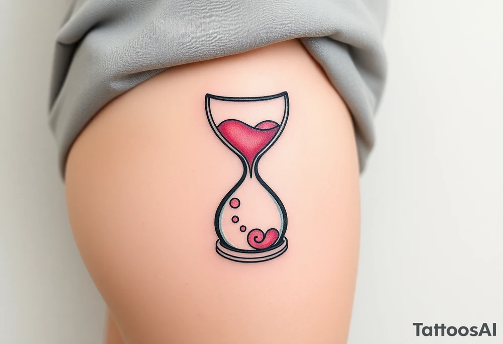 hourglass tattoo idea