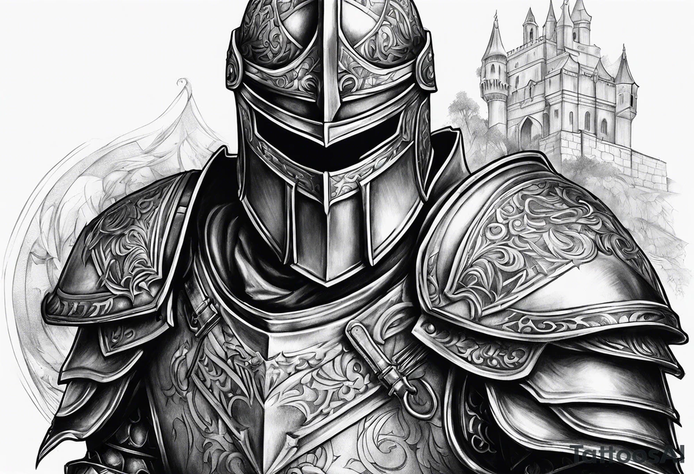 SHOULDER KNIGHT 
TATTOO tattoo idea