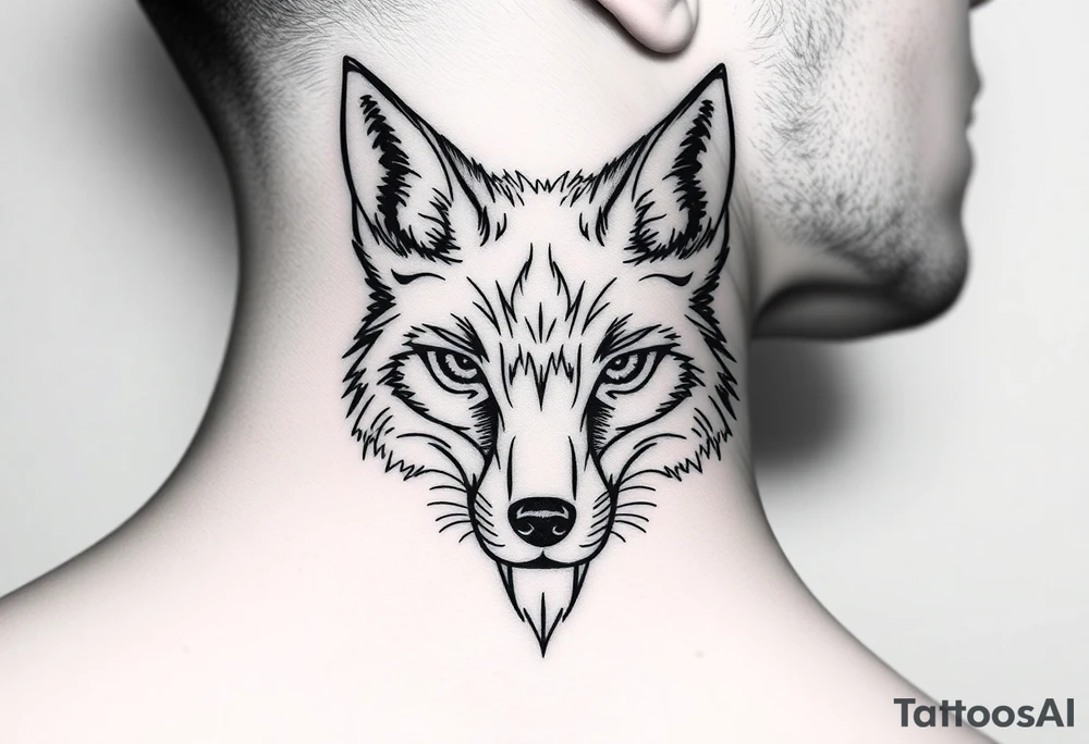 Remove the fox head tattoo idea
