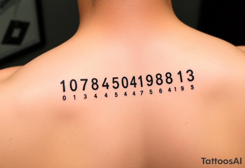 Morse code with coordinates tattoo idea