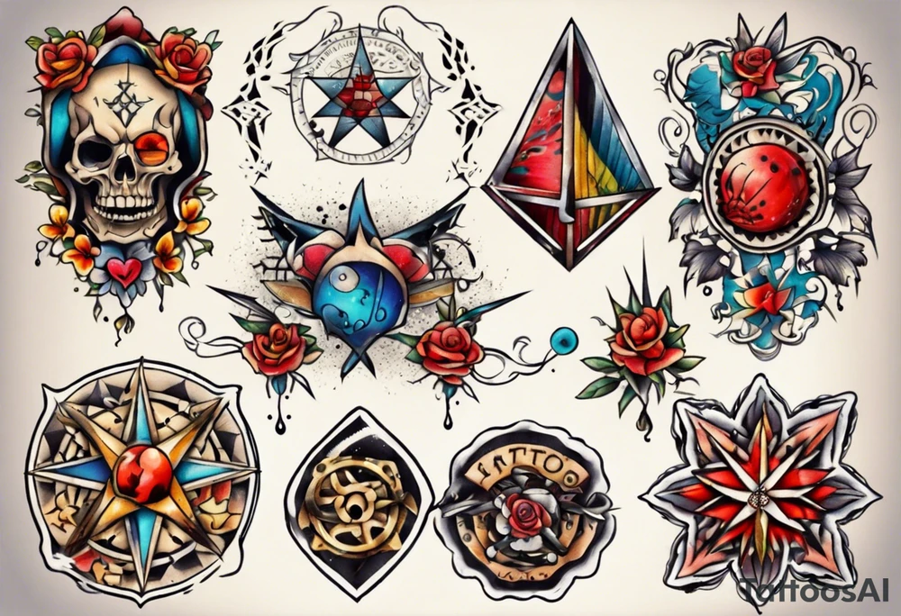 Patchwork Tattoo Style tattoo idea