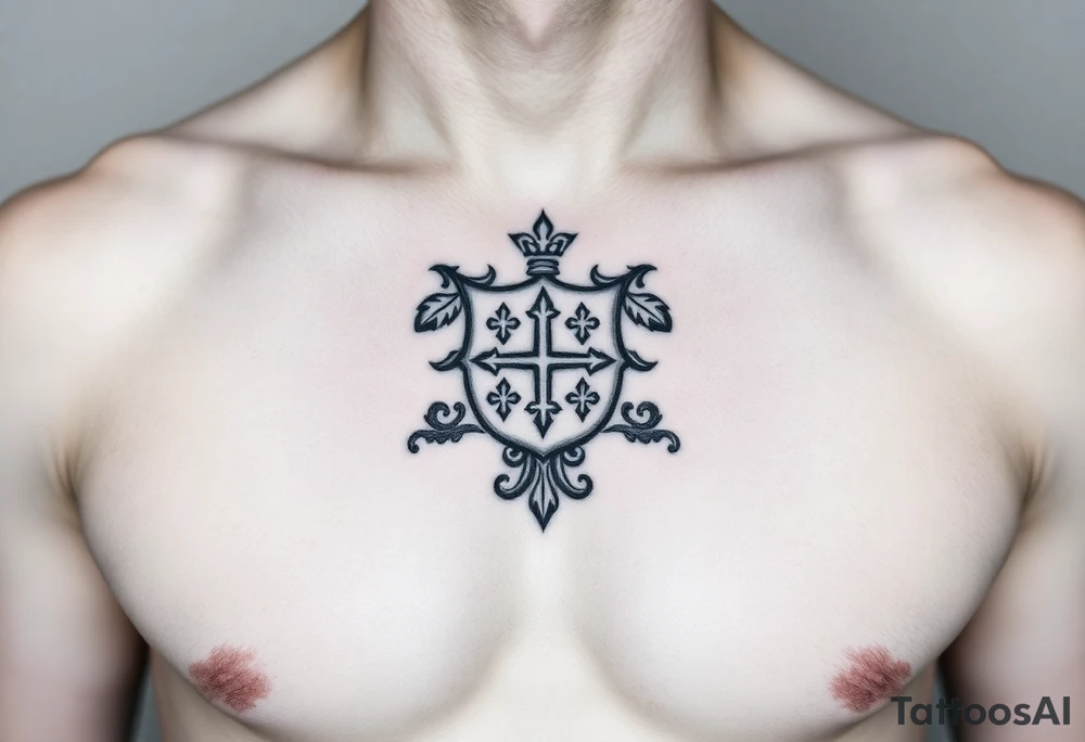 Smith, Irish crest. Mideval style. tattoo idea