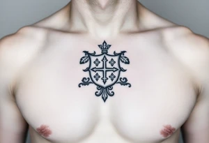 Smith, Irish crest. Mideval style. tattoo idea