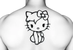 Sally as tinkerbell hello kitty tattoo idea
