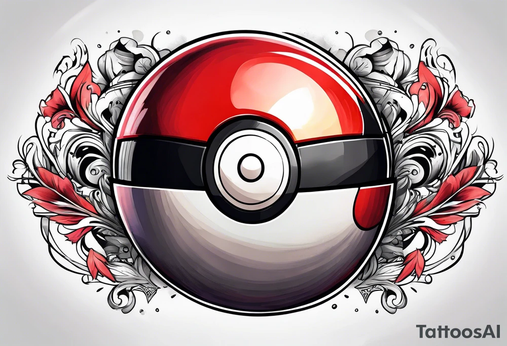 pokeball tattoo tattoo idea