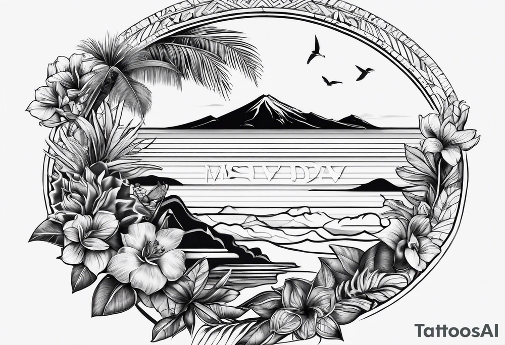 Pura vida letters tattoo idea