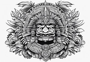 Aztec,  Quetzacoatl, sleeve tattoo idea
