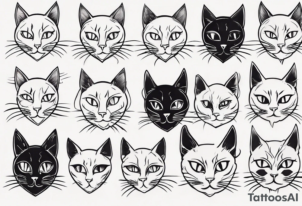 black cat
t tattoo idea