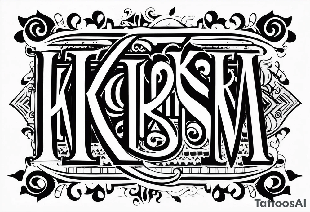 KRSNA tattoo idea