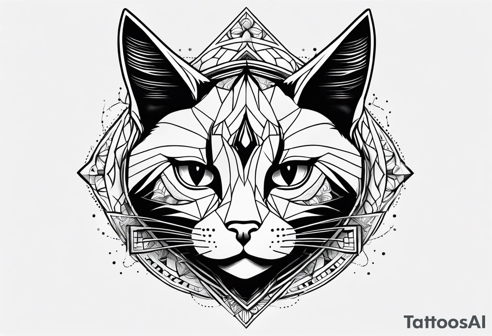 Black Cat tattoo idea