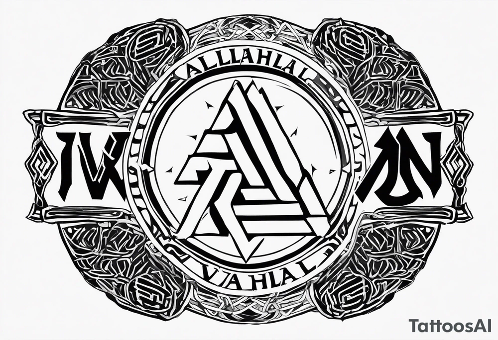Valhalla round shield axe
Valknut barbed wire chains tattoo idea Valhalla round shield axe
Valknut barbed wire chains tattoo idea