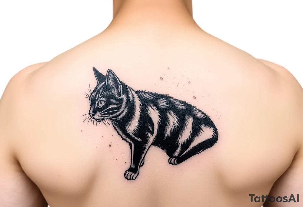 Black Cat tattoo idea