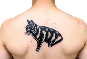Black Cat tattoo idea