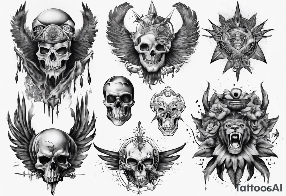 the legend horux tattoo idea