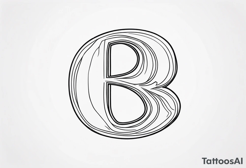 letter r tattoo idea
