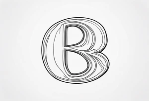 letter r tattoo idea