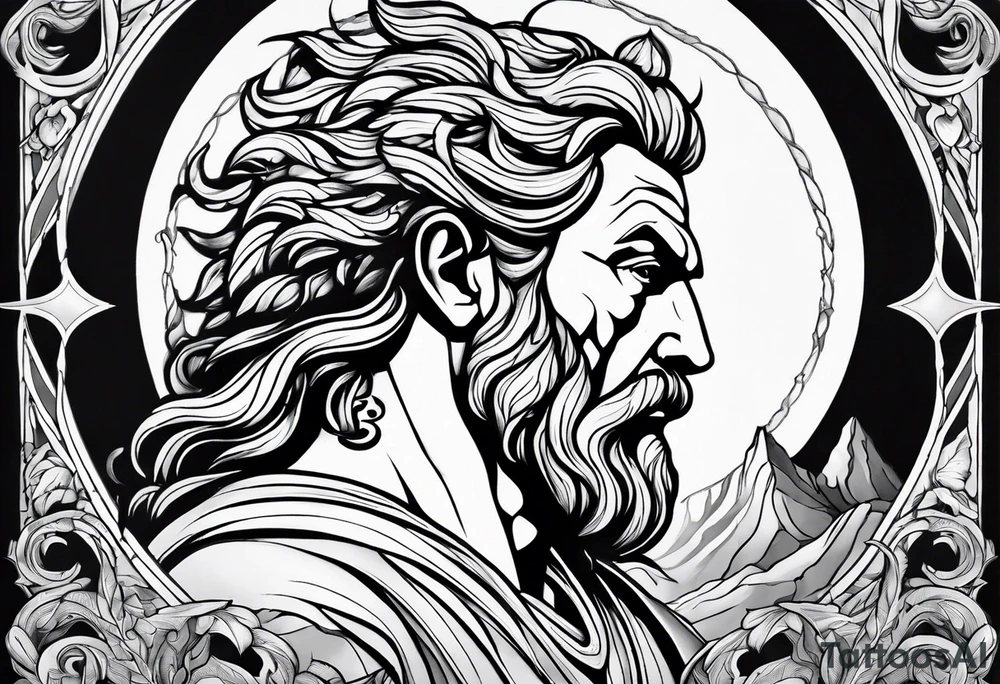 Zeus tattoo tattoo idea